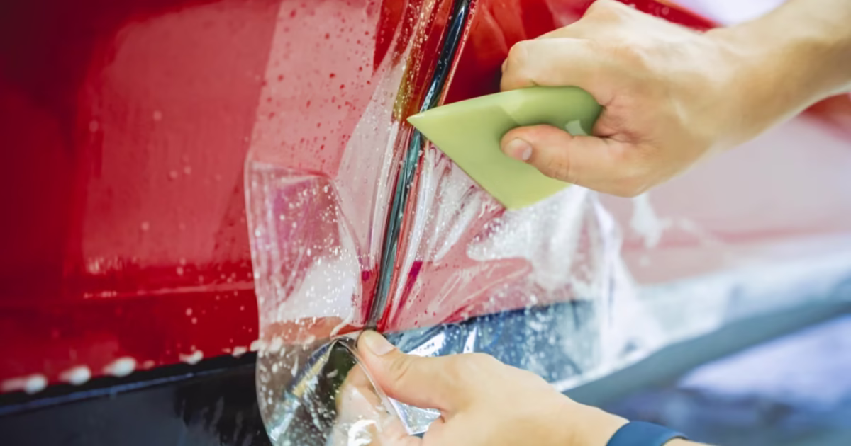 Przykładowa aplikacja folii PPF w Rybniku – Banana Car Detailing