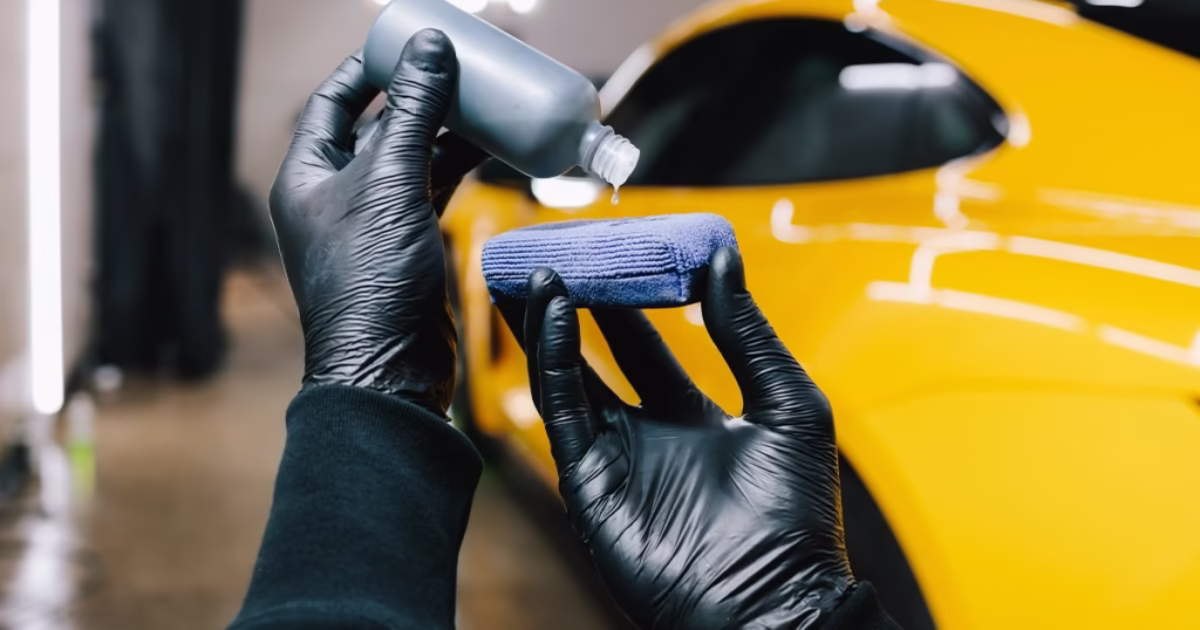 Usuwanie rys z lakieru – efekt przed i po